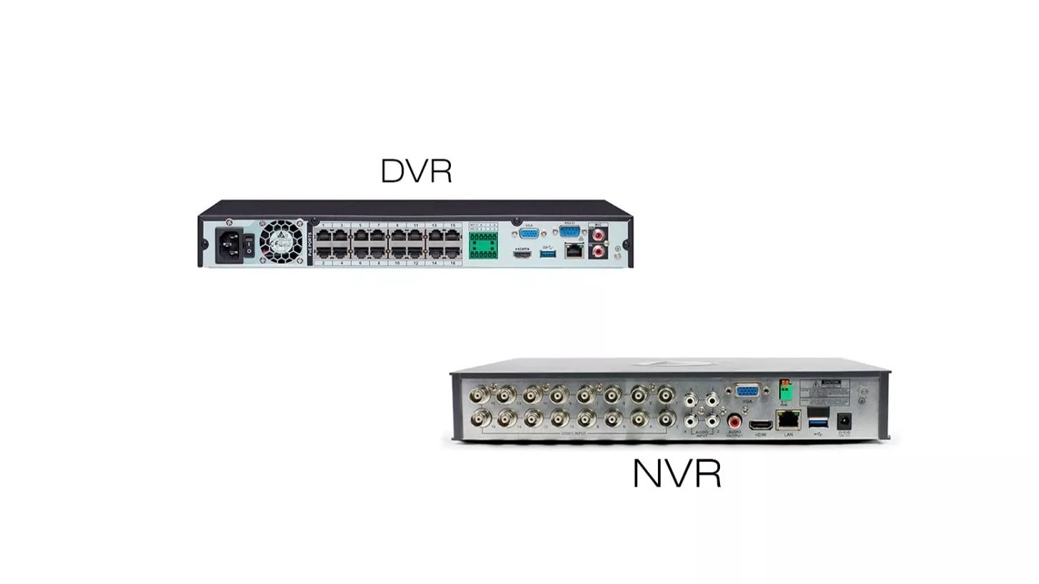 What is the difference between DVR and NVR (appearance and technical) and which is better?