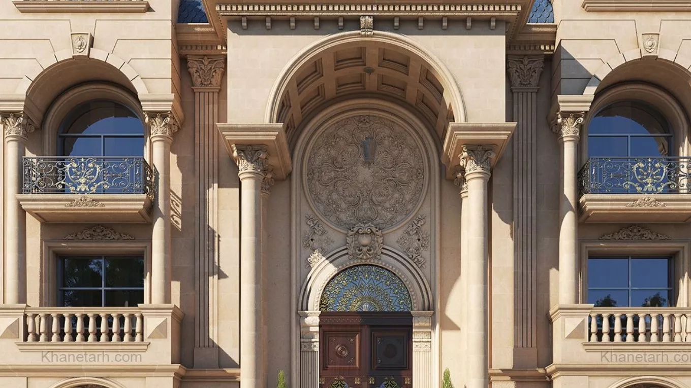 Implementation of various types of Roman and classical, modern Montazeri facades in Shalman