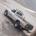 Car on and crane on Haraz Ghaem Road in Mazandaran 09119112006