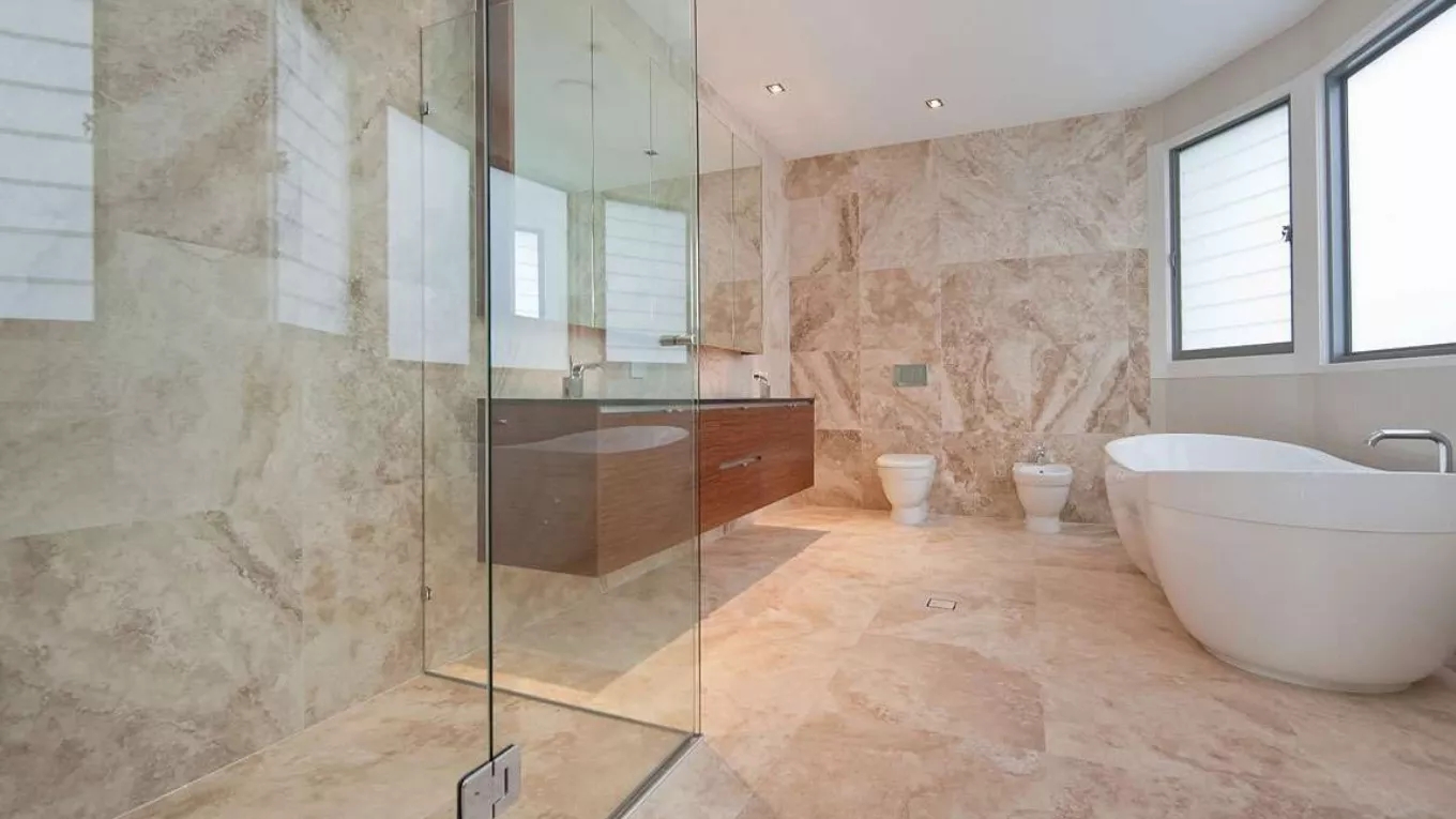 What is travertine stone?