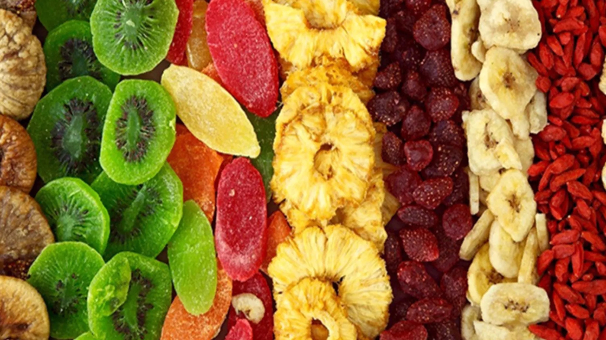 Vegetables and dried fruits purified by chlorine in the monastery