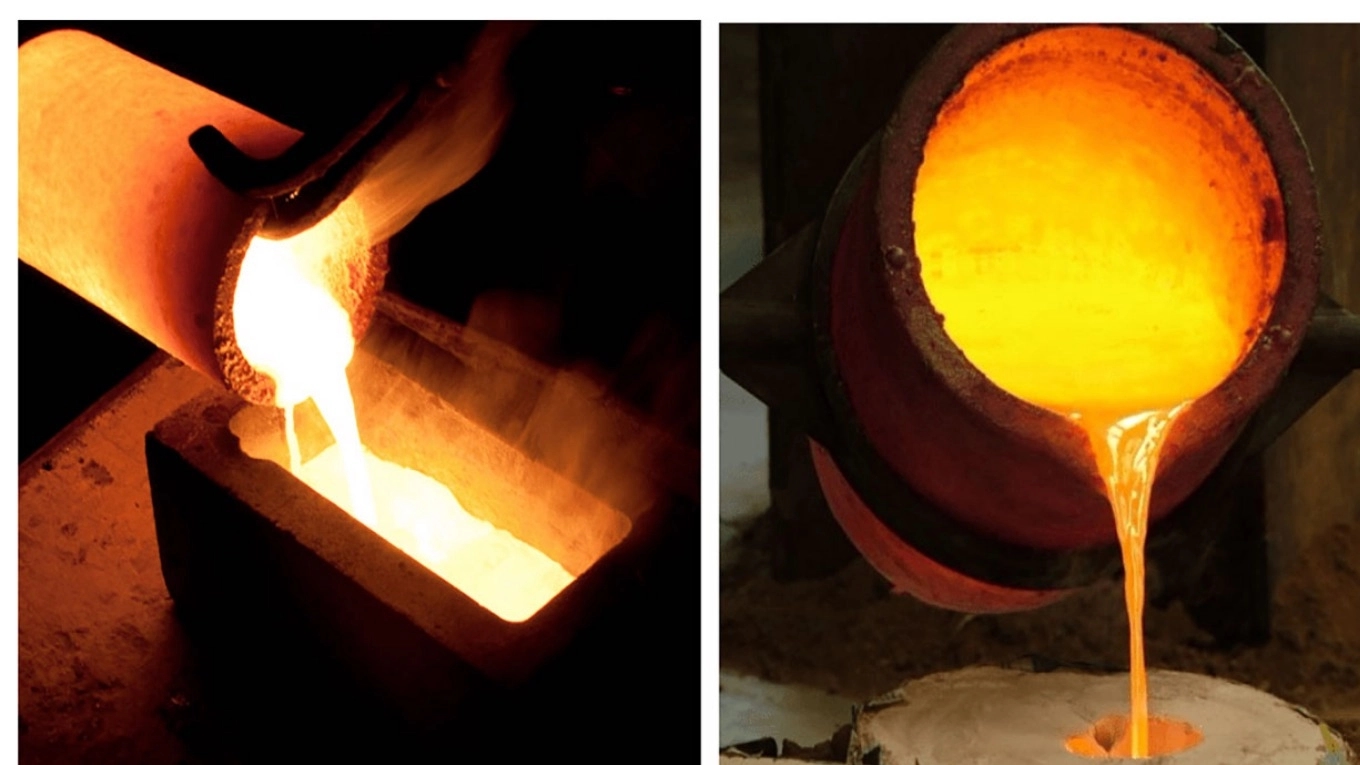 What is the melting temperature of metal?