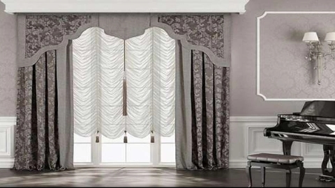 What is the role of curtains in interior decoration?