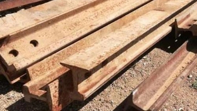 Sale of railway rails and crane rails of Rail Sanat in Shadabad, Tehran