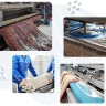 Manufacture of carpet washing machines with a whip and two carpet brushes and a six-pipe carpet drainer and a single-pipe carpet drainer by Karimi in Qom.