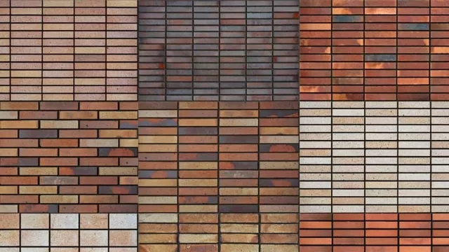 What is a brick facade and its technical specifications