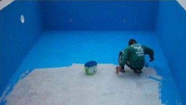 How do you seal a concrete pool?