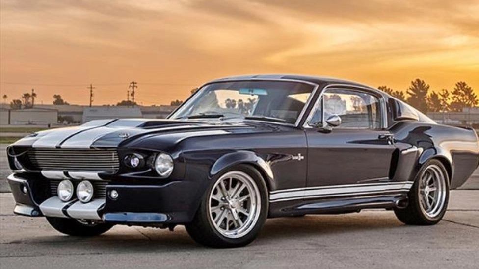 All kinds of classic cars