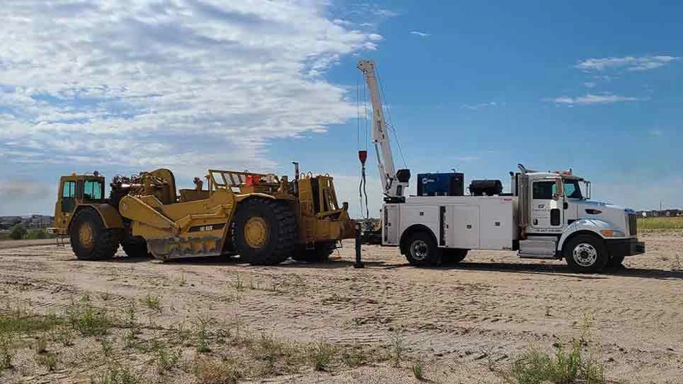 Maintenance of road construction and mining machinery