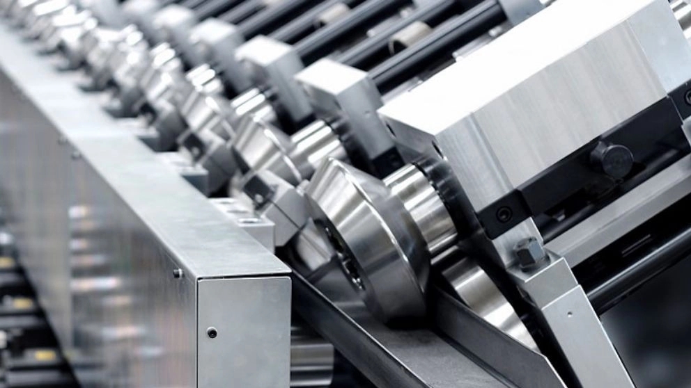 Bahman Sanat Tabriz Roll Forming, production of various steel sections during the roll forming process