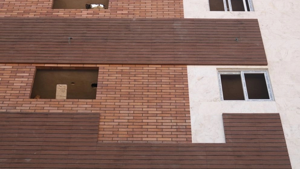 Brick facade Brick facade