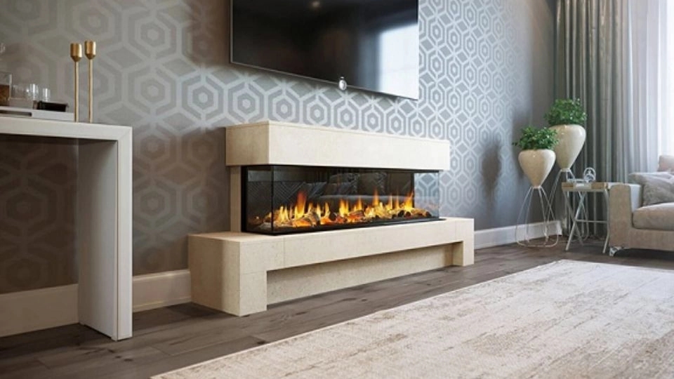 What is an electric fireplace?