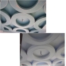 Lapasri false ceiling, implementation of Maragh tile and compotile and Label elastic ceiling in Tenkabon