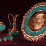 Production of Yazdani handicrafts, turquoise, enamel and copper in Isfahan