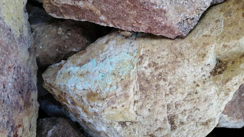 Sale of gold and turquoise mine