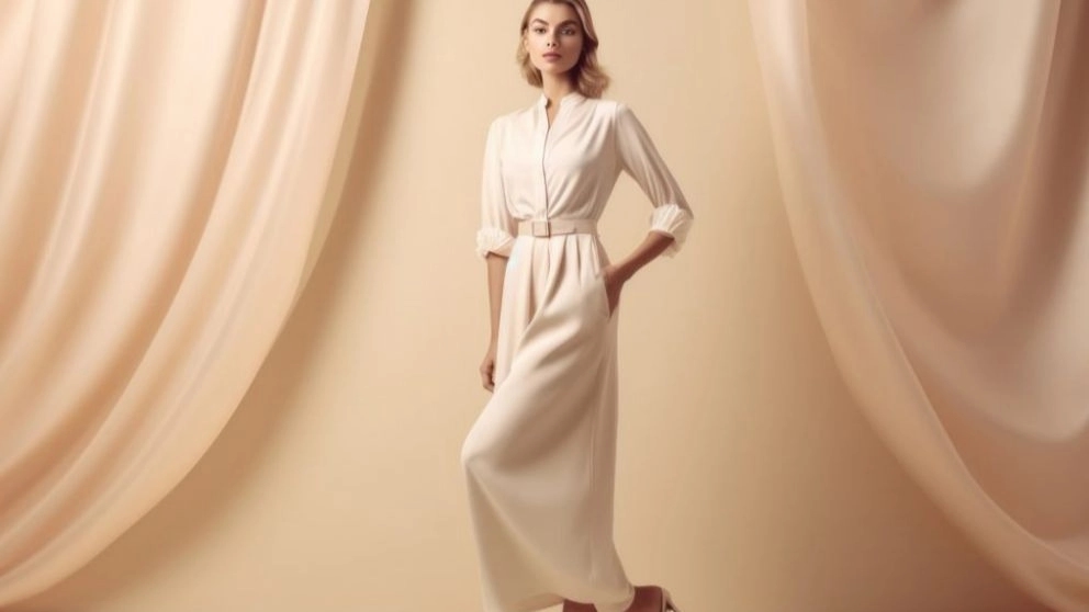 Kadınlara özel şık ve lüks elbise modeli