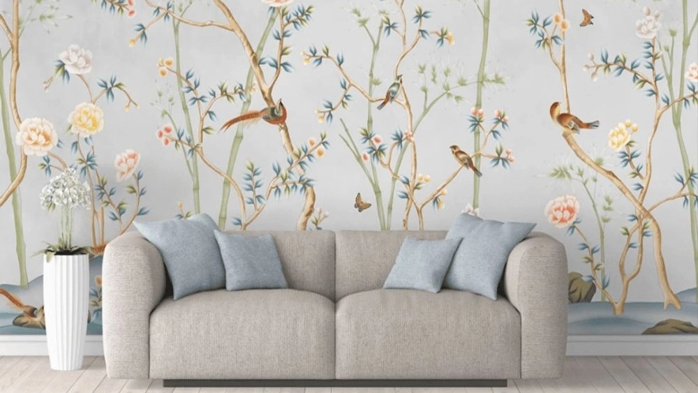 Application of wall painting Application of wall painting