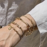 Varshid Gallery, low price custom gold bangle half set in Kerman