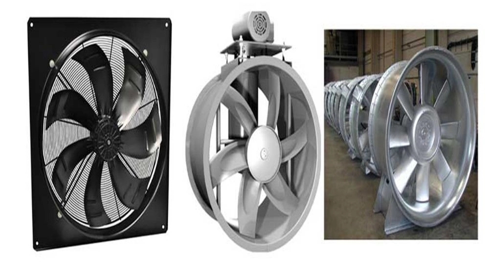 The difference between types of fans and ventilators