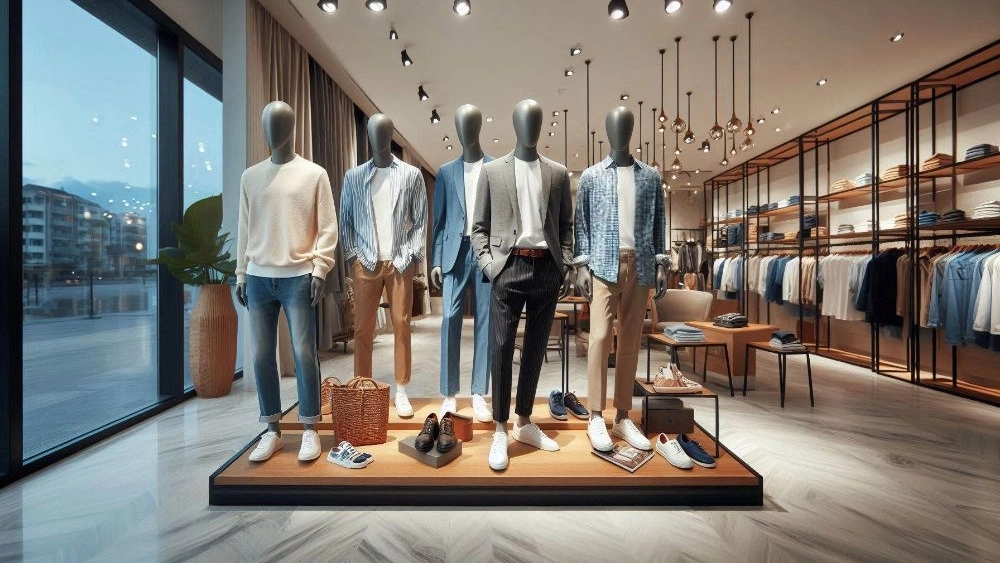 Men's clothing production in Tehran