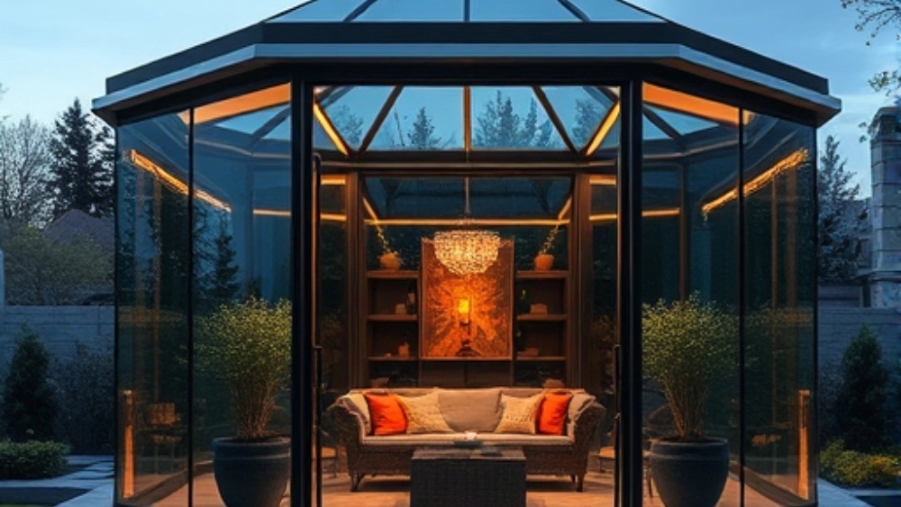 The latest models of bubble pavilions and glass hall in Tabriz