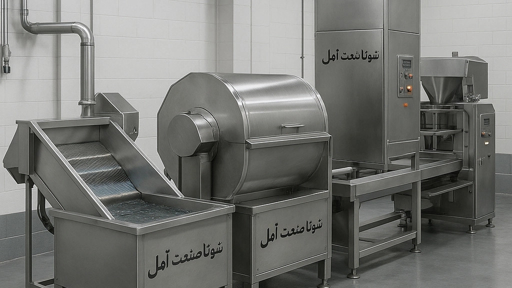 أنواع آلات صناعة المواد الغذائية التي تنتجها صناعة AMOL