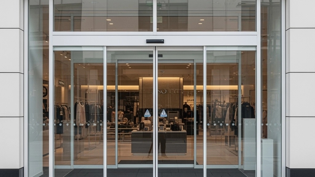 The best automatic glass door for stores The best automatic glass door for stores