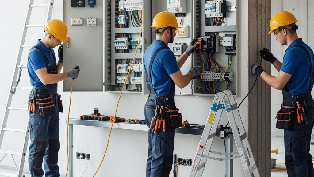 Tahran'da Elektrik Ekipmanlarının Binası Kurulumu ve İşletilmesi Tahran'da Elektrik Ekipmanlarının Binası Kurulumu ve İşletilmesi