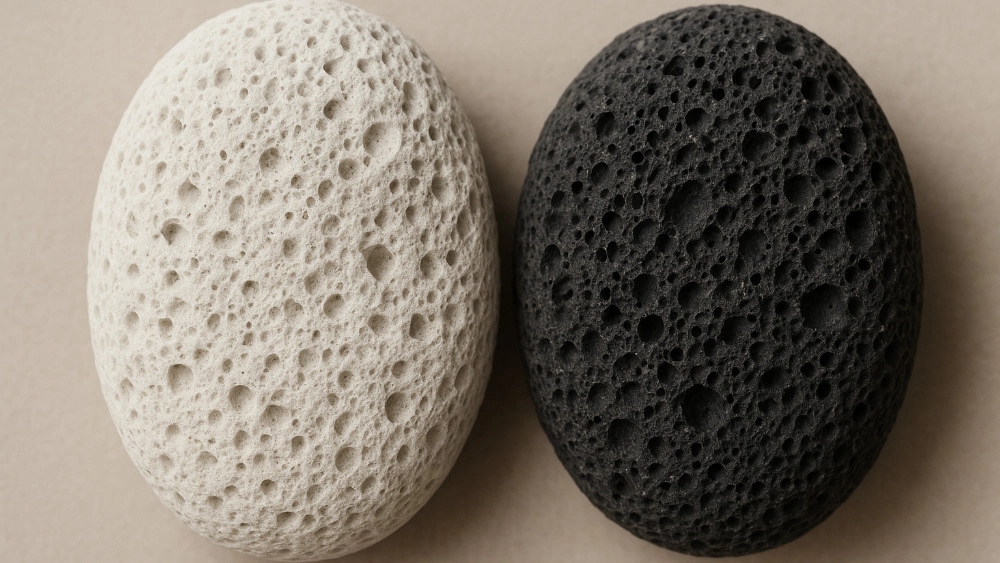 Why can the white shell look heavier than the black shell? Why can the white shell look heavier than the black shell?