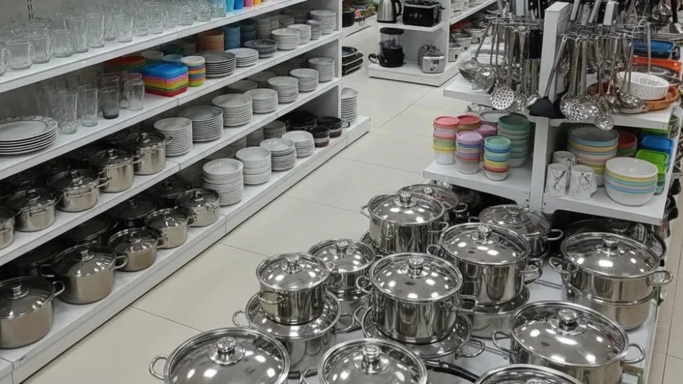 Kitchenware and accessories sales center in Nazarabad Karaj