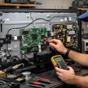 Persian Image Company, repairing all types of LCD and LED TVs in Ahvaz
