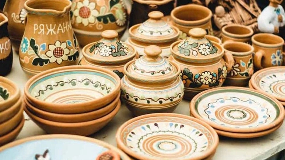 Production of traditional pottery in Ramsar
