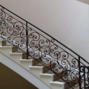 Roseland production, installation of stair railings and wall protection in Isfahan