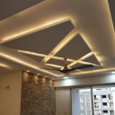 ديكور أشغي، تصميم داخلي لإضاءة السقف والجدران في تبريز