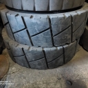 Etihad pressing, replacement and sale of stock forklift tires and baby rims in Tehran