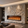 Electric and gas flame-front fireplaces in Tehran