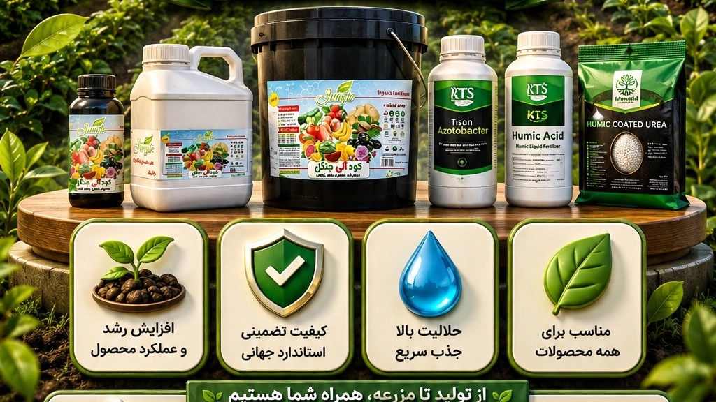 Aromaad company, providing production and sales of all kinds of chemical fertilizers in Karaj
