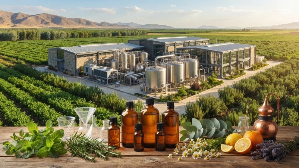 The largest factory of plant essential oil production in Dezful and south of the country The largest factory of plant essential oil production in Dezful and south of the country