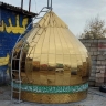 Ahmadi Metal Industries, designing the construction of the minaret and shrine dome in Mazandaran