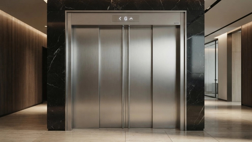 Buying Celcom elevator cabin doors, checking quality and Italian technology
