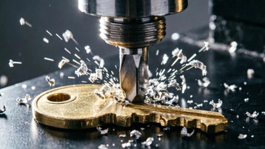 Key making machine suitable for security keys with high accuracy and reliable quality guarantee