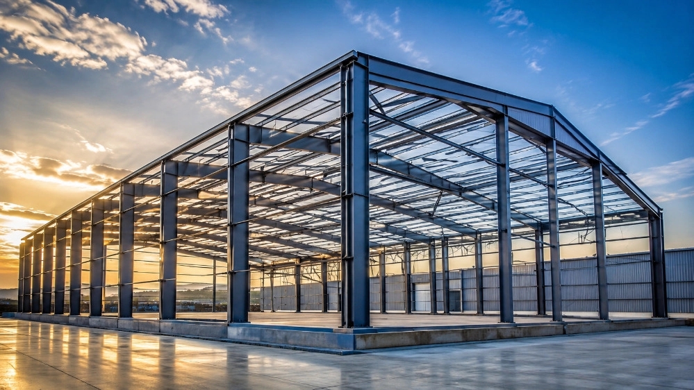 Design and implementation of industrial sheds with resistant metal frame in Tehran