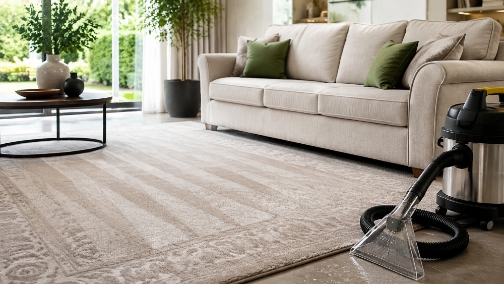 Fast and professional cleaning of carpets and sofas in Garmsar