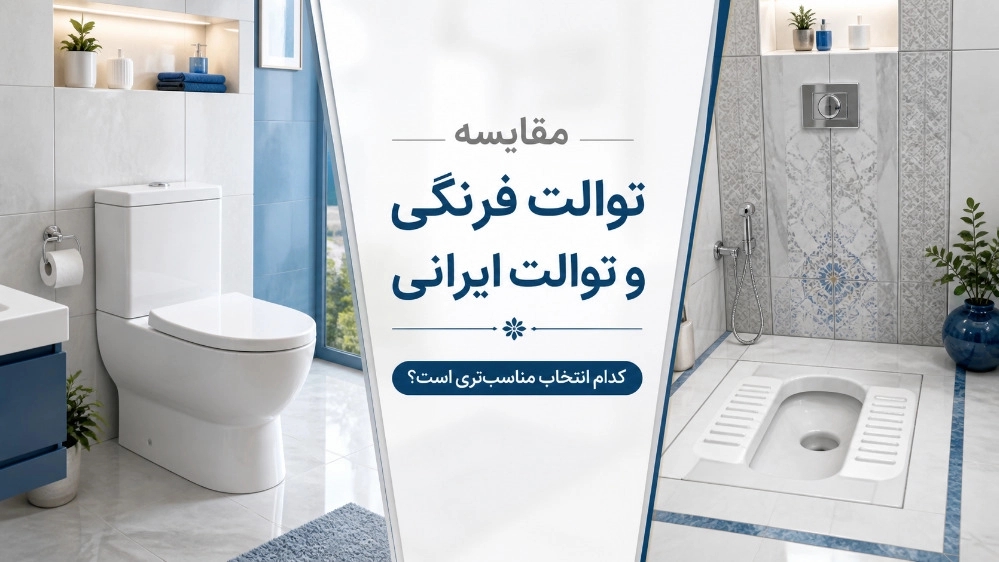 Comparison of foreign toilets and Iranian toilets