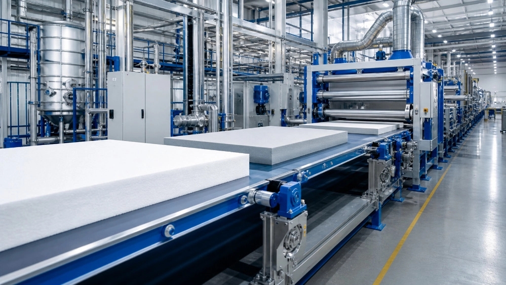 Purchase of foam production line for insulation industries in Isfahan