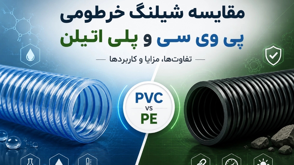 Comparison of PVC and polyethylene hose