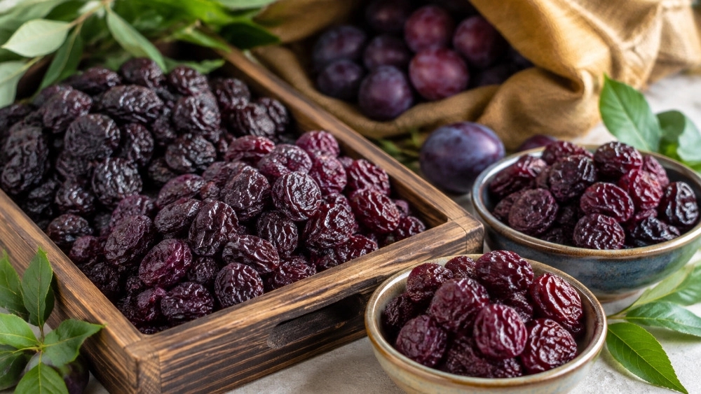 Wholesale sale of dry plums with export quality