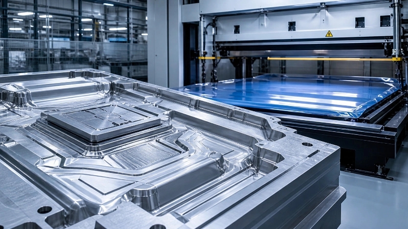 Paraforming, design and mold making of polymer sheet vacuum forming machine in Tehran