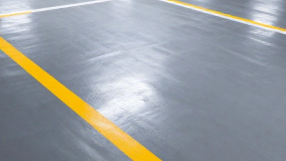Parking lot lines with permanent and standard color in Tehran and all over the country