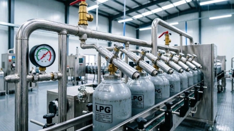 Design and implementation of industrial liquefied gas spray filling system; A comprehensive guide